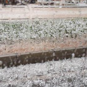 Mersinde Şiddetli Dolu Yağışı